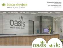 Tablet Screenshot of leducdentists.ca